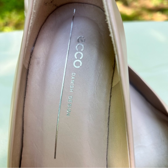 ecco Danish Design Womens Blush Leather Heels. Size 39 US 8 - Picture 7 of 8